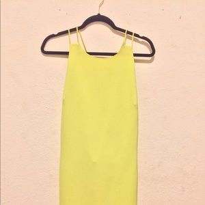Endless Rose “Home at Dawn” Lime Backless Dress